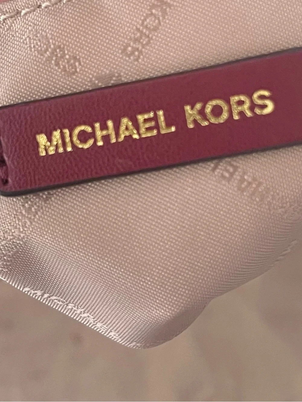 Beautiful Michael Kors Women's Bungury  Leather Crossbody Bag